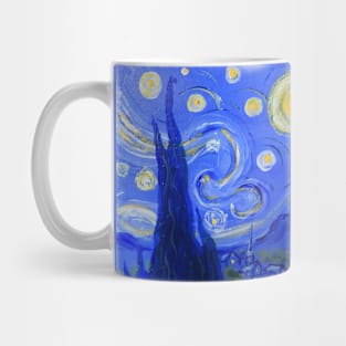 Starry Night Van Gogh Style Mug